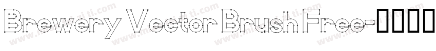 Brewery Vector Brush Free字体转换
